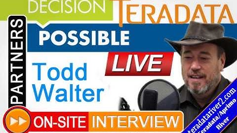 LIVE from PARTNERS 2012: Post-Session Interview w/Todd Walters [Teradata]