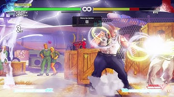 STREET FIGHTER V: guile meaty setup expiriment