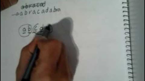 creation of wavelet tree (Part 1/4)