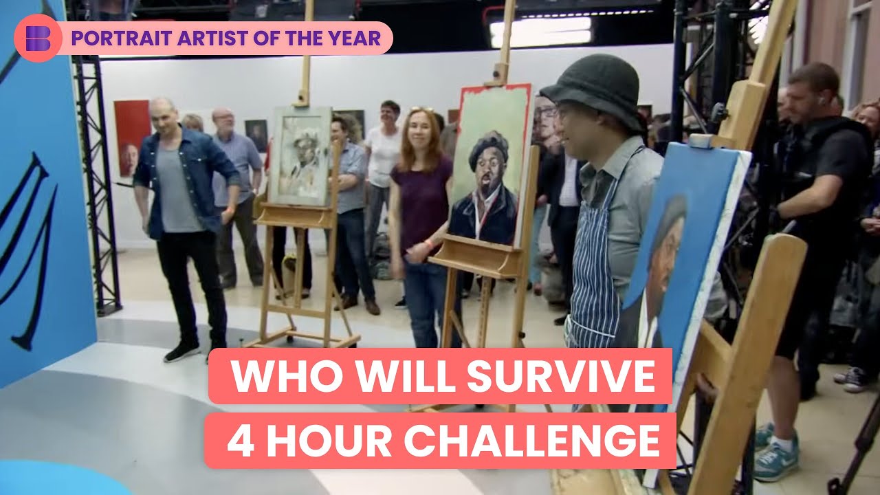 Portrait Artist Heat Trevor Eve Ben Okri Challenge