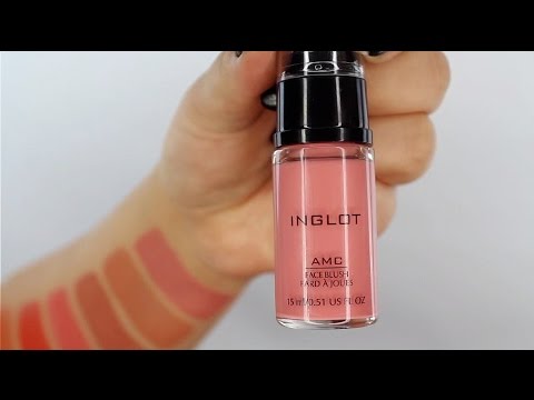 Video: Inglot AMC Cream Blush 85 pārskats, fotoattēli, paraugi