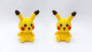 картинка: 💛💛 Как вязать милого Пикачу крючком #amigurumilove