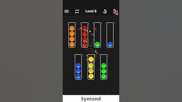 Ball Sort Color Water Puzzle - Level 8
