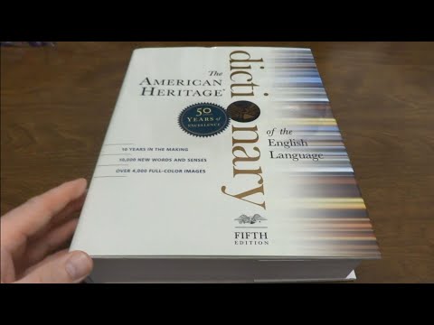 Opening The American Heritage Dictionary (5th Edition) 2018 Printing