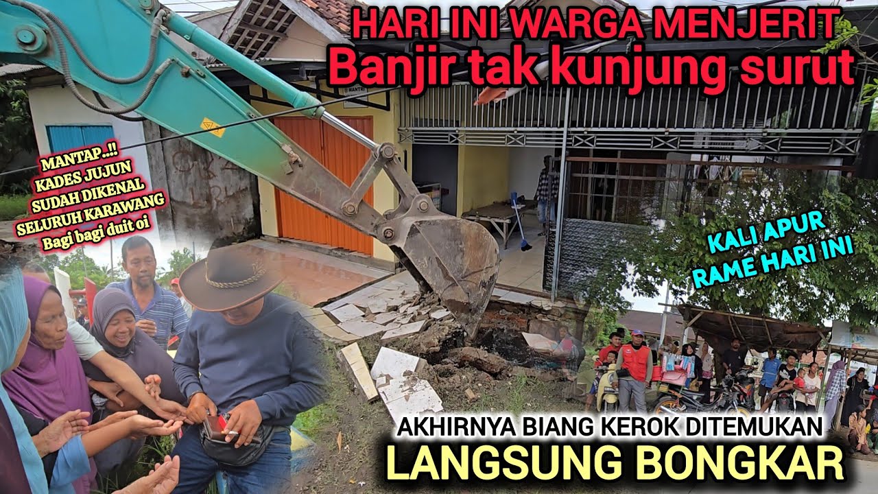 GILA❗️KALI APUR SEPARAH INI , BANGLINYA MAKIN MARAK KDM HARUS KESINI WARGANYA MENJERIT KARENA BANJIR