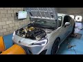 2jz 86 low boost pull on dyno