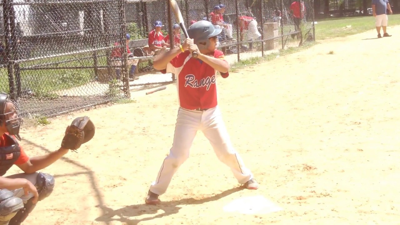 RUBEN HITS A TRIPLE 8/12/12 @ ST MARYS PARK BRONX NEW YORK
