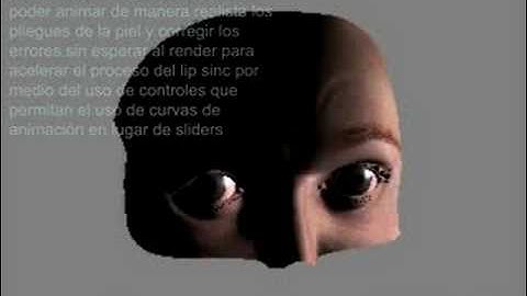 Animated displacement map for a facial rig Pt 1