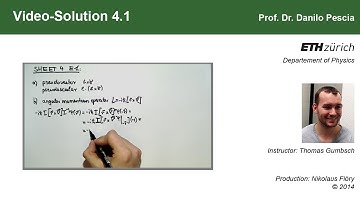 Group Theoretical Methods in Solid State Physics, Video-Solutions 4.1