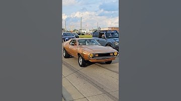 1973 AMC Javelin Classic Car Drive By Engine Sound Fort Street Cruise 2024