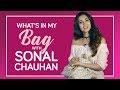 What's in my bag with Sonal Chauhan | S01E08 | Pinkvilla | Bollywood | Fashion | Lifestyle