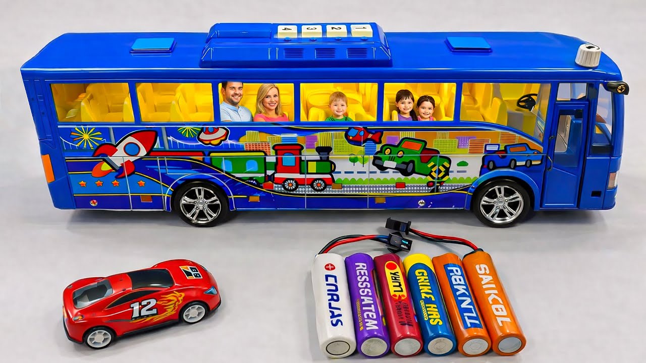 Unboxing city RC buses, cool RC police SUV Car, RC Paw Patrol vehicles, fast RC drift racing cars