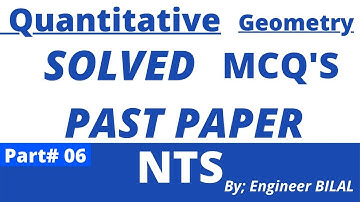 NTS /  PPSC / FPSC Math Tricks ll NTS Geometry Repeated MCQs ll Quantitative Reasoning