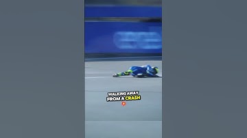 Walking Away From A Crash Looks Like This in MotoGP!