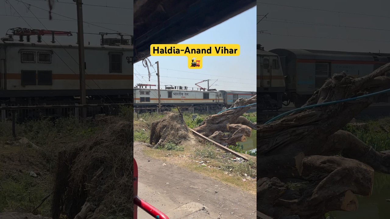 High Speed Haldia- Anand Vihar express 🚂 😮 