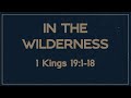 Waiting Room 2: In the Wilderness (1 Kings 19:1-18)