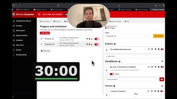 How to use Bitfocus Companion triggers: Automate CueTimer with APS