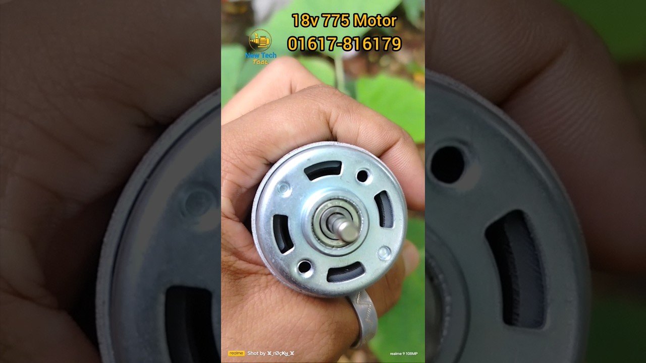 How to make 18V 775 Dabol bearing 21000 RPM Motor 