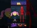 Blue Color Skeleton Face Finger Family #shorts #nurseryrhymes #halloween #teeheetown