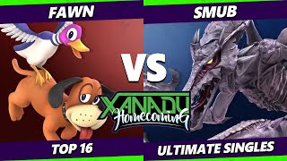 Homecoming 500 - fawn (Duck Hunt) Vs. smub (Ridley) Smash Ultimate - SSBU