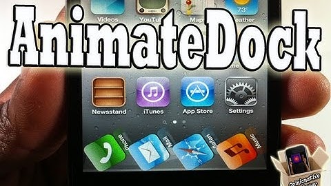 AnimateDock - Flipping, Spinning, Rotating Dock Icons For iPhone iPod Touch And iPad