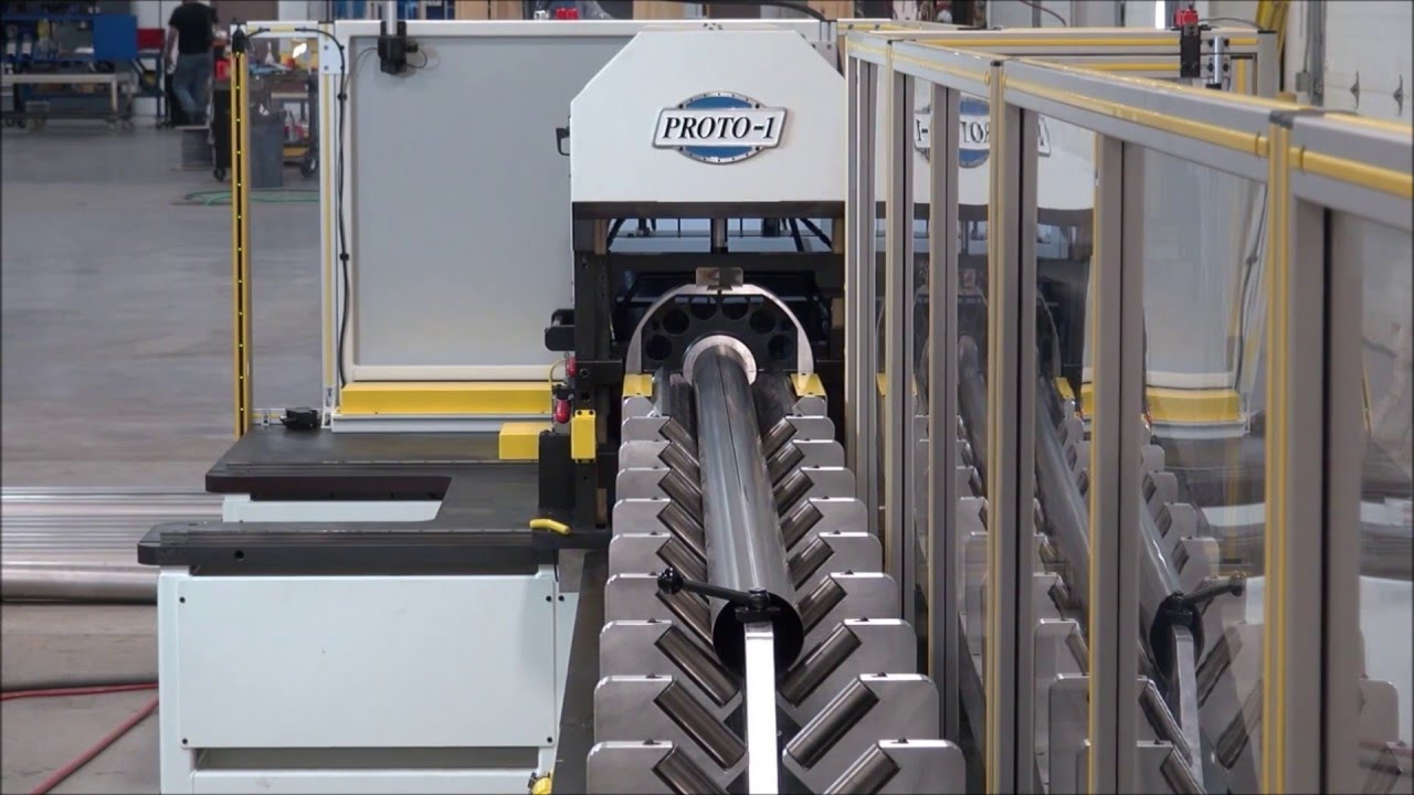 RFM-10 Tube End Forming Machine | Automated Tube Cut Off - YouTube