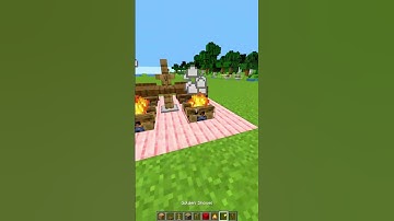 🍉 Picnic Table Build 🪵 | Perfect for Parks & Backyards! #minecraft #gaming #shorts