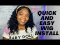 🌸Quick And Easy Wig  Install| NO Glue| NO Cornrows🌸