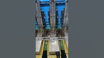 10 Type Four Spindles Pass Through Nut Tapping Machine #nuttapping #nuttapper #machine