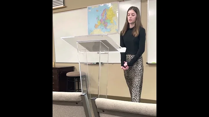 Speech Video, Claire, LET FOID BE THY MEDICINE