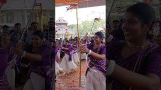 അടിപൊളി പെർഫോമൻസ്... ധനുർധാര panavally 👌🔥#palluruthy #kaikottikalidance #roadshow  #shortsfeed