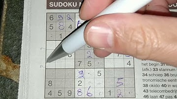 An error is so easy to make. Medium Sudoku puzzle (#288) 10-15-2019