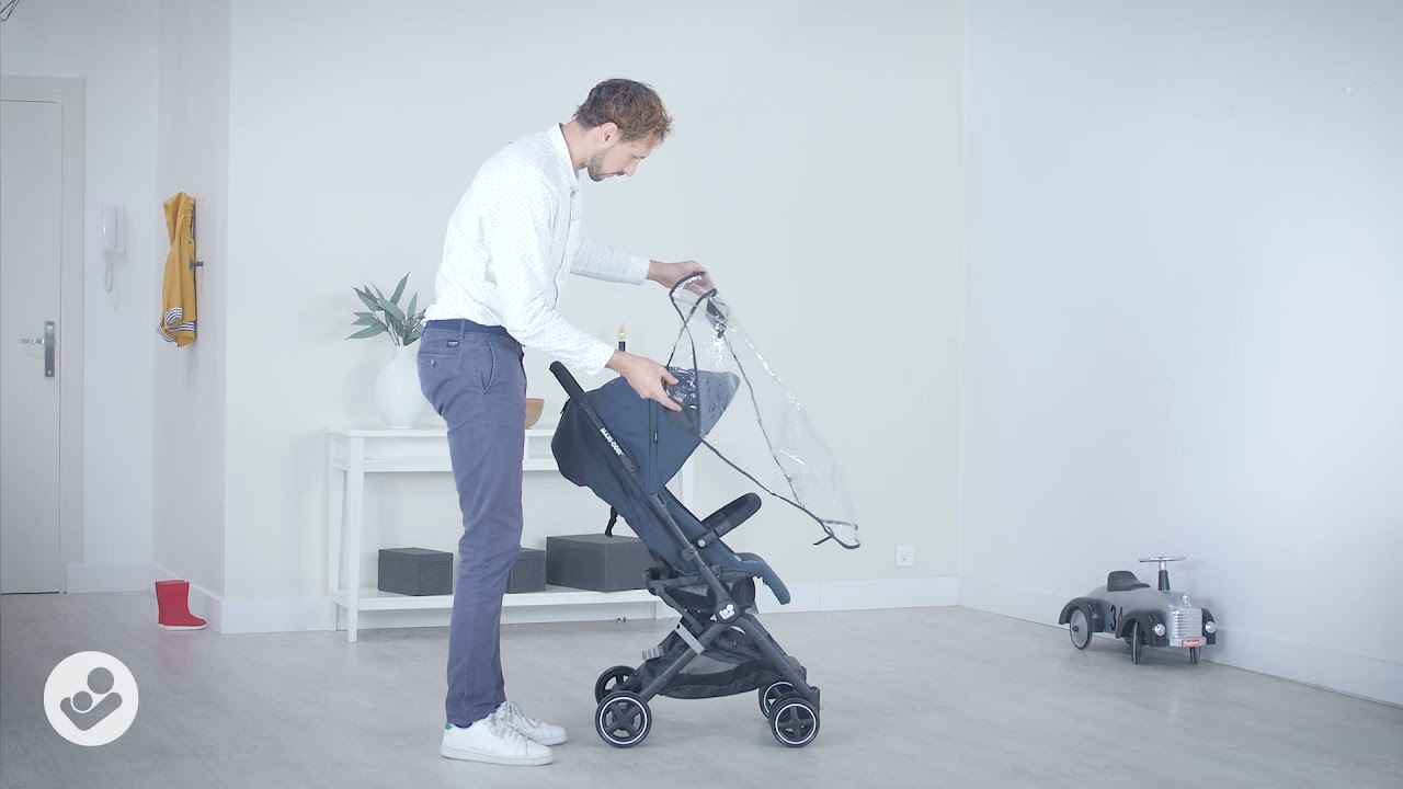 How to attach the Lara² rain cover on the Maxi-Cosi Lara² stroller 