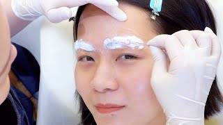 ASMR | World&#39;s Greatest Eyebrow Grooming by a 30-Year Experienced Korean Pro | Eyebrow dye