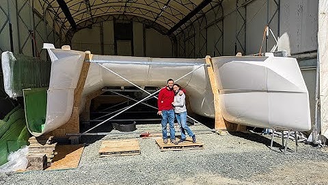 CATAMARAN BUILD - 48 Hours In & We