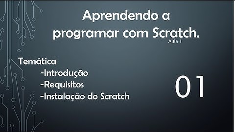 Algoritmos e Lógica de Programação com Scratch - Aula 1 - (Introdução e Instalação)