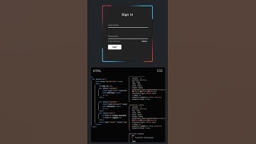 Login Form | Only CSS & HTML