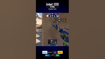 Yuurih turns smoke into a graveyard with a quad kill #esl #cs #кс #counterstrike #csgo