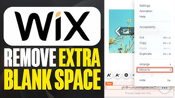 How To Remove Extra Blank Space On Your WIX Website (2025)