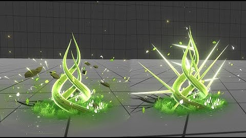 【unity vfx pack】Stylized vines grow and attack vfx