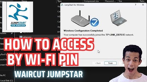 ( Jumpstart + waircut) How to Access Wi-Fi Using a PIN Router without wreless password