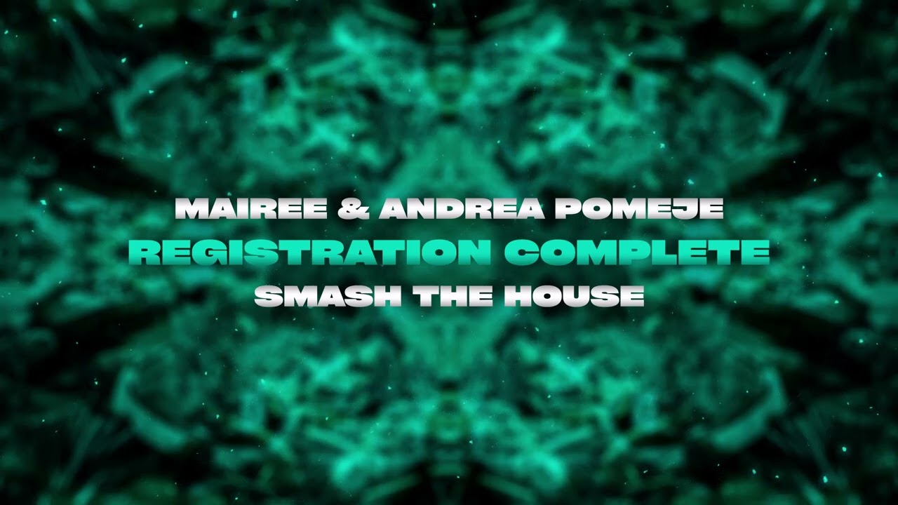 Mairee & Andrea Pomeje - Registration Complete