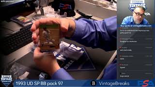 2018 09 20 1993 Upper Deck SP Baseball Pack 97 Personal