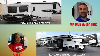 Tough Decision|Tour|2024 Jayco Eagle 321 RSTS|2024 Seismic 4113 Luxury #lifestyle  #vlog #rvdealers