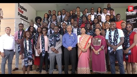 MBA Healthcare Management Students from SBS, Kenya at Chitkara University