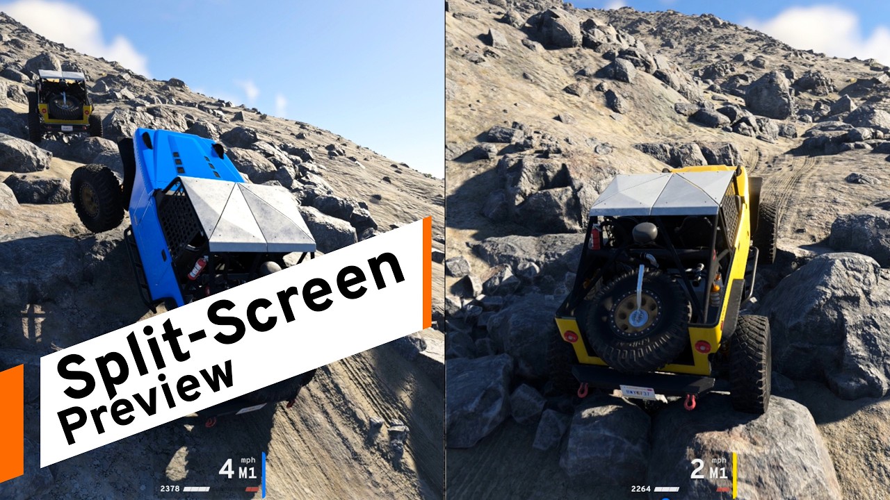 BeamNG.drive - Split-Screen Preview
