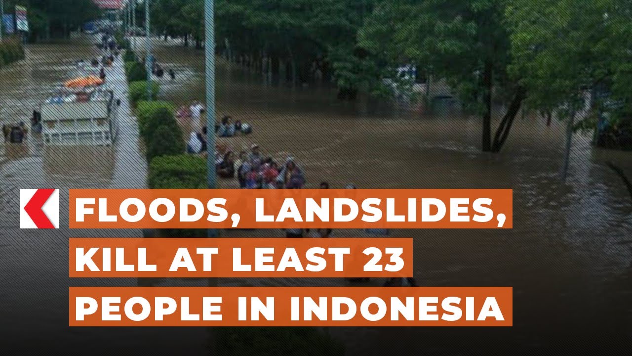 Floods, landslides, kill at least 23 people in Indonesia - YouTube