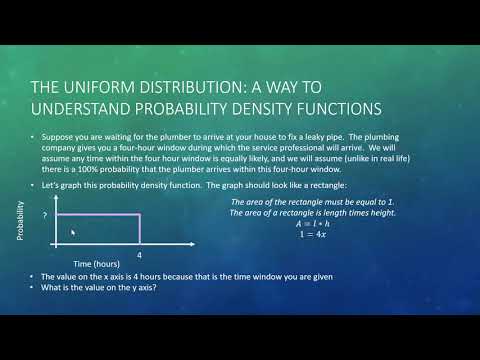 Continuous Probability Distributions and the Normal Distribution - YouTube