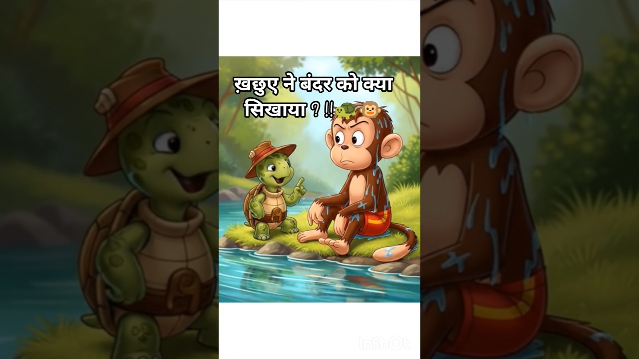 बंदर को मिली ख़छुए से सीख🐵🐢| kids moral story 