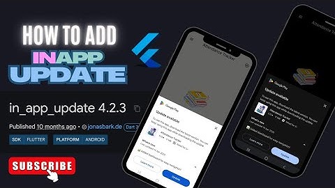 How to add In-App Update in Flutter | In-App Update | Flutter Tutorial | 2025